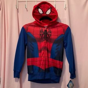 Boys Size 8 Spider-Man Jacket NWT